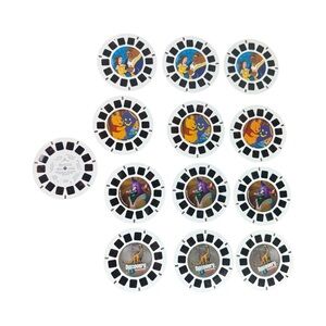 Lot of 13 View-master Reels Disney Beauty & Beast Veggietales Discovery Slides